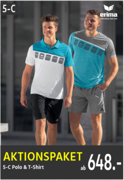 Erima 5 C Polos und T-Shirts